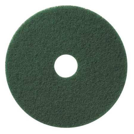 Green Scrub Floor Pad,17in.,pk5 (1 Units