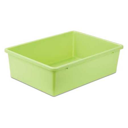 Plastic Bin,lg,lt Green,16.25x11.75x5 (1