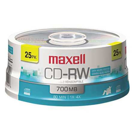 Cd-rwdiscs,700mb/80min,spindle,pk25 (1 U