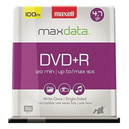 Dvd+rdiscs,4.7gb,spindle,,pk100 (1 Units