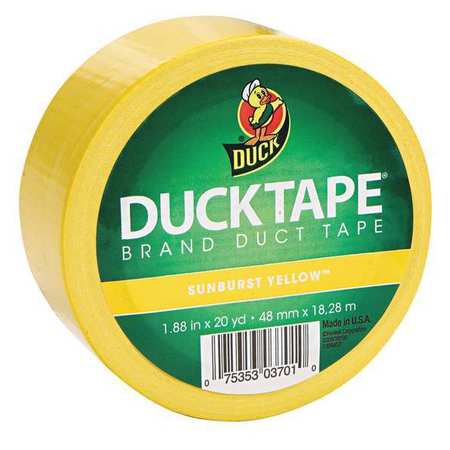 Duct Tape,1.88 In.x20 Yd.,yellow (1 Unit