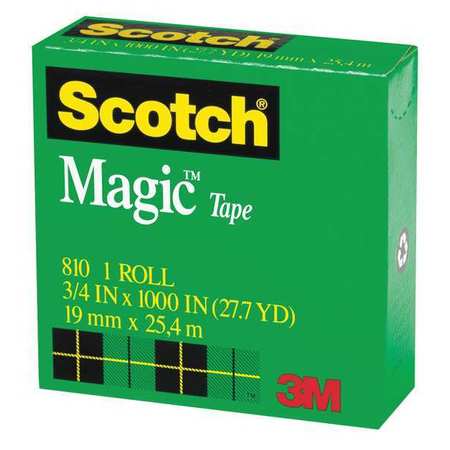 Magic Tape,75 X 1000 In.,clear (1 Units