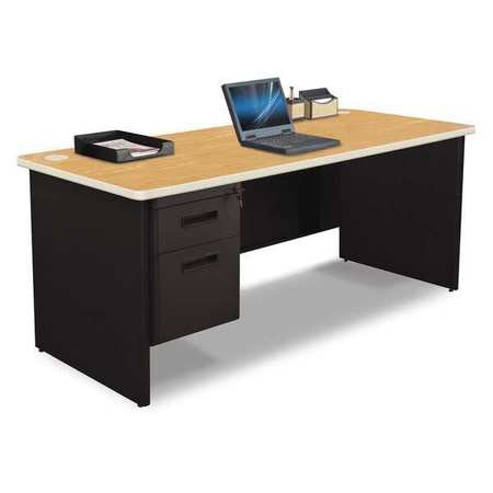 Single Pedestal Desk,72x36" (1 Units In