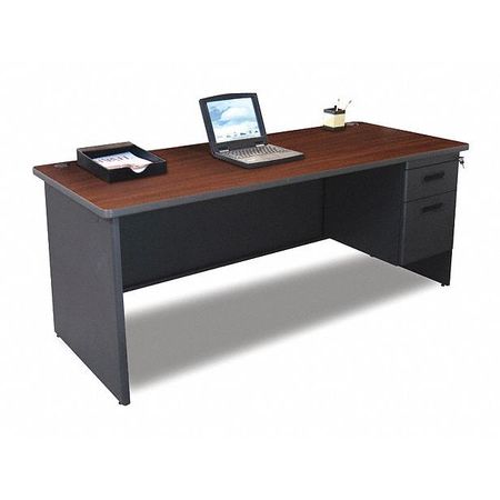 Single Pedestal Desk,72x36" (1 Units In