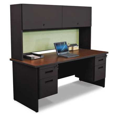 Double File Desk,flipper Door,72x30" (1