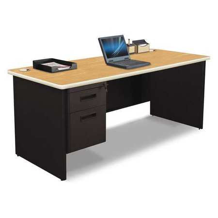 Single Pedestal Desk,72x30" (1 Units In