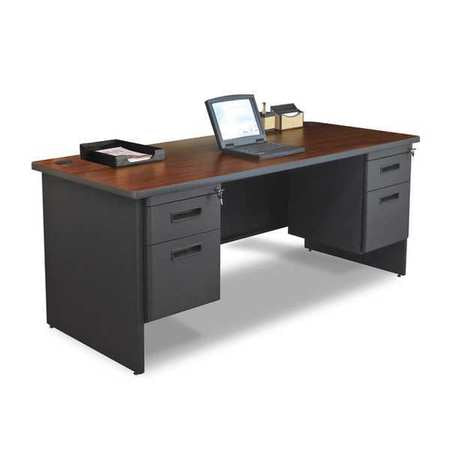 Single Pedestal Desk,72x30" (1 Units In