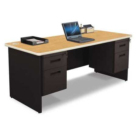 Double Pedestal Desk,72x36" (1 Units In