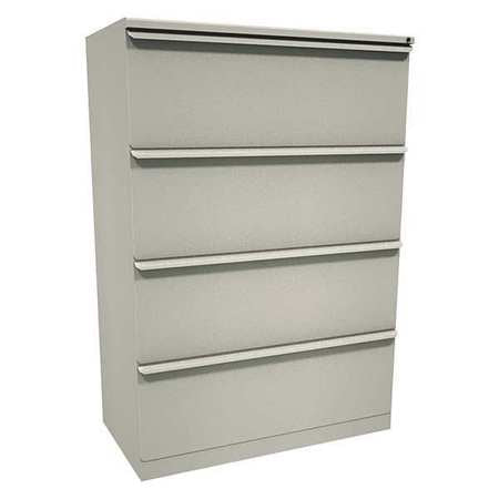 Four Drawer Lateral File,36x19x52" (1 Un