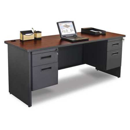 Double Pedestal Credenza,72x24" (1 Units