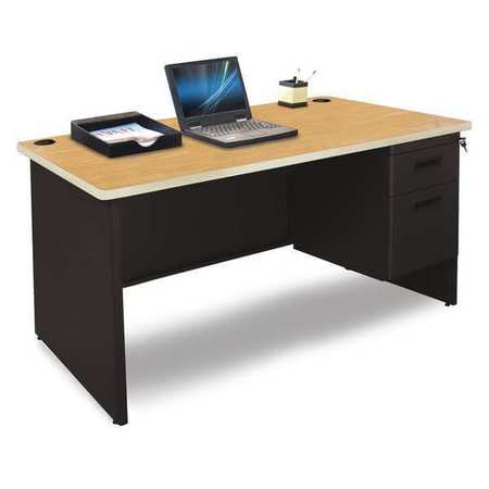 Single Pedestal Desk,48x30" (1 Units In