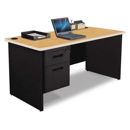 Single Pedestal Desk,60x30" (1 Units In