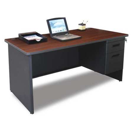 Single Pedestal Desk,60x30" (1 Units In