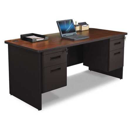 Double Pedestal Desk,66x30" (1 Units In