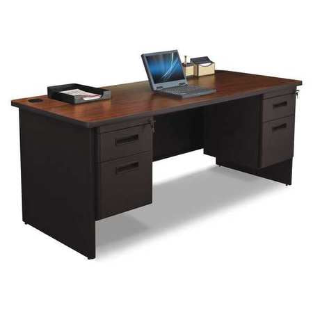 Double Pedestal Desk,72x30" (1 Units In