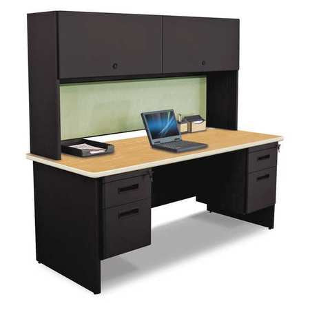 Double File Desk,flipper Door,72x30" (1