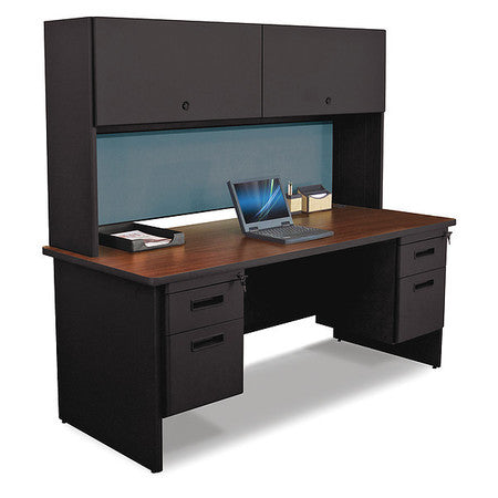 Double File Desk,flipper Door,72x30" (1