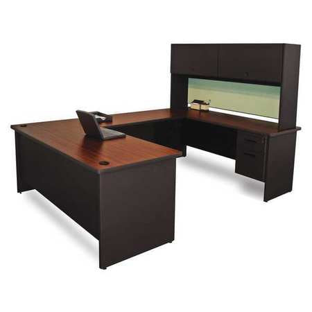 U-shaped Desk,flipper,8ft6"x6ft (1 Units