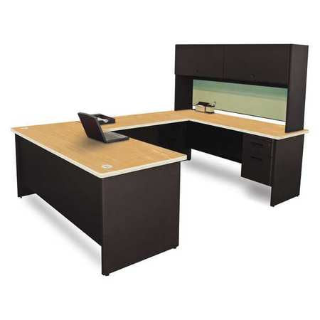 U-shaped Desk,flipper,8ft6"x6ft (1 Units