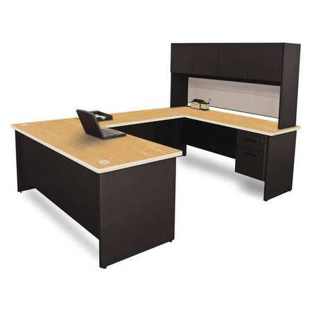 U-shaped Desk,flipper,8ft6"x6ft (1 Units