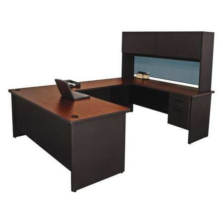 U-shaped Desk,flipper,8ft6"x6ft (1 Units