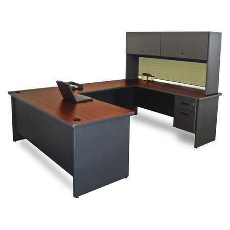 U-shaped Desk,flipper,8ft6"x6ft (1 Units