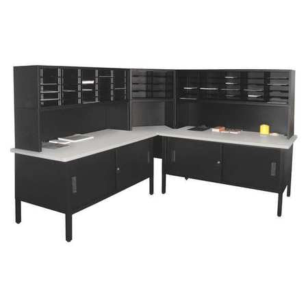 Mailroom Organizer,cabinet,60 Adj Slot (