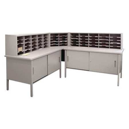 Mailroom Organizer,cabinet,60 Adj Slot (