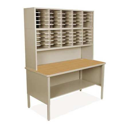 Mailroom Organizer,riser,50 Adj. Slot (1