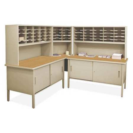 Mailroom Organizer,cabinet,60 Adj Slot (