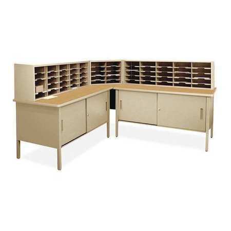 Mailroom Organizer,cabinet,60 Adj Slot (