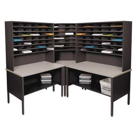 Corner Literature Organizer,84 Slot (1 U