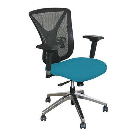 Executive Mesh Chair,teal/chrome (1 Unit