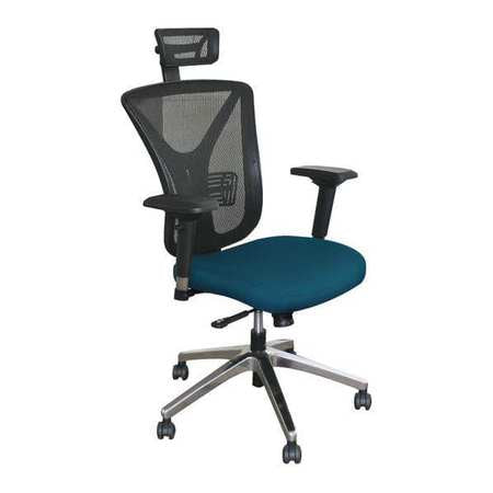 Executive Mesh Chair,iris/chrome (1 Unit