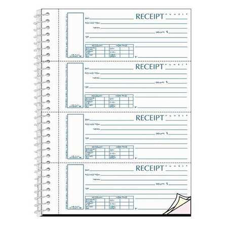 Money Receipt Book,3 Part (1 Units In Ea