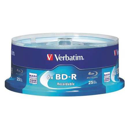 Bd-r Blu-ray Disc,25gb,6x,pk25 (1 Units