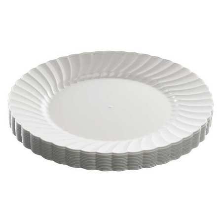 Classicware,plates,plastic,white,pk180 (