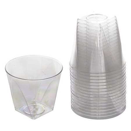 Milan Tumblers,9 Oz,plastic,clear,pk15 (