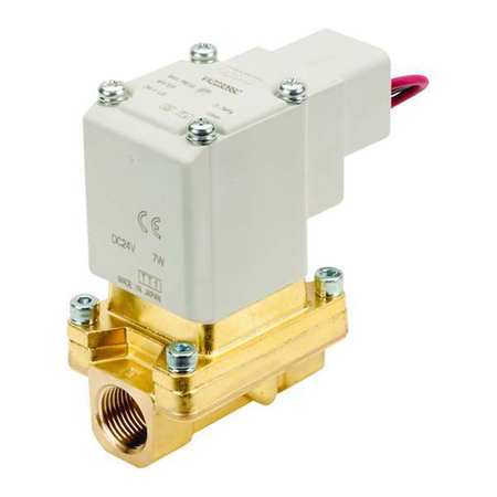 Solenoid Valve,2 Port,10mm Dia.,24vdc (1