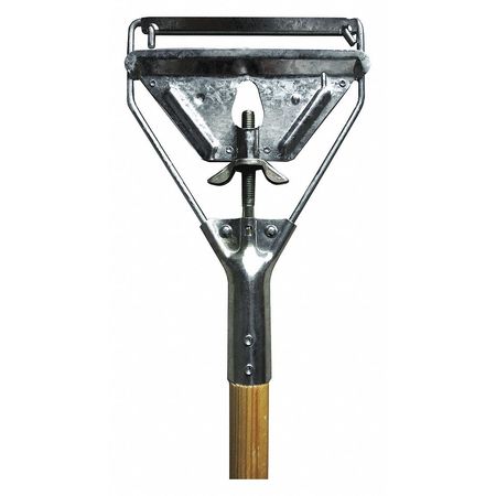 Metal Mop,60",quick Change Wood Handle (