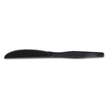 Knife,heavy-medium Weight,black,pk1000 (