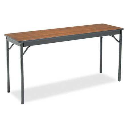 Table,folding,18x60,black/walnut (1 Unit