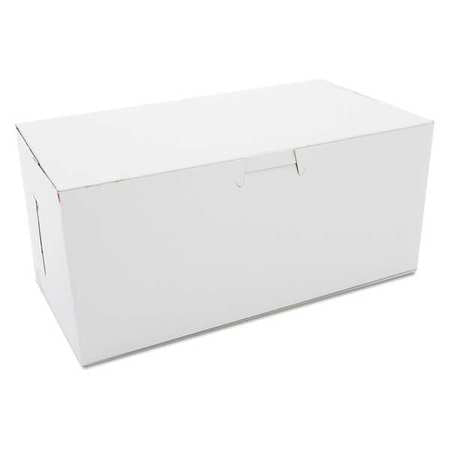 Box,bakery,lock Corner,9x5x4,white,pk250