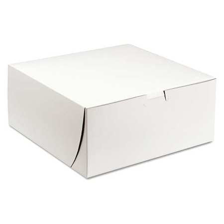 Box,bakery,9x9x-1/2,white,pk200 (1 Units