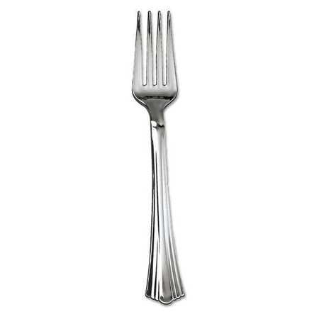 Fork,7",heavy Weight,plstic,silver,pk600