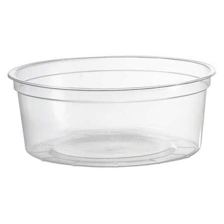 Container,plastic,8 Oz.,clear,pk500 (1 U