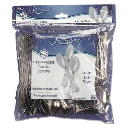 Spoon,bagged,silver,pk40 (1 Units In Pk)