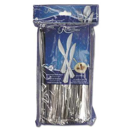 Knife,bagged,silver,pk40 (1 Units In Pk)