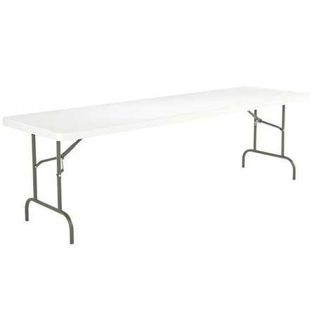 Resin Rectangular Fold Table,96x30x29" (