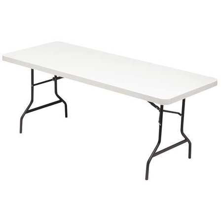 Resin Rectangular Fold Table,72x30x29" (